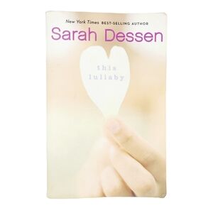 This Lullaby by Sarah Dessen Novel Love Faith Romantic Book Home Decor Office